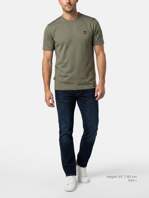 Het Jurek Kakikleurig T-shirt