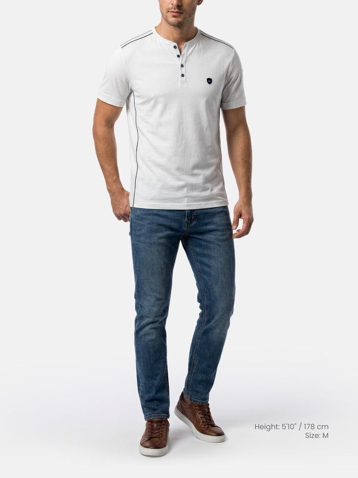 Het Xelvon Witte T-shirt