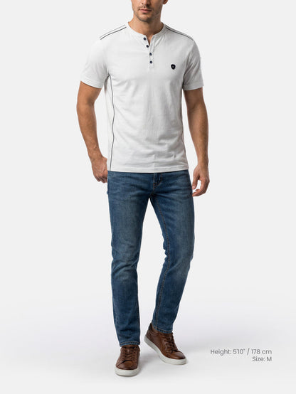 Het Xelvon Witte T-shirt