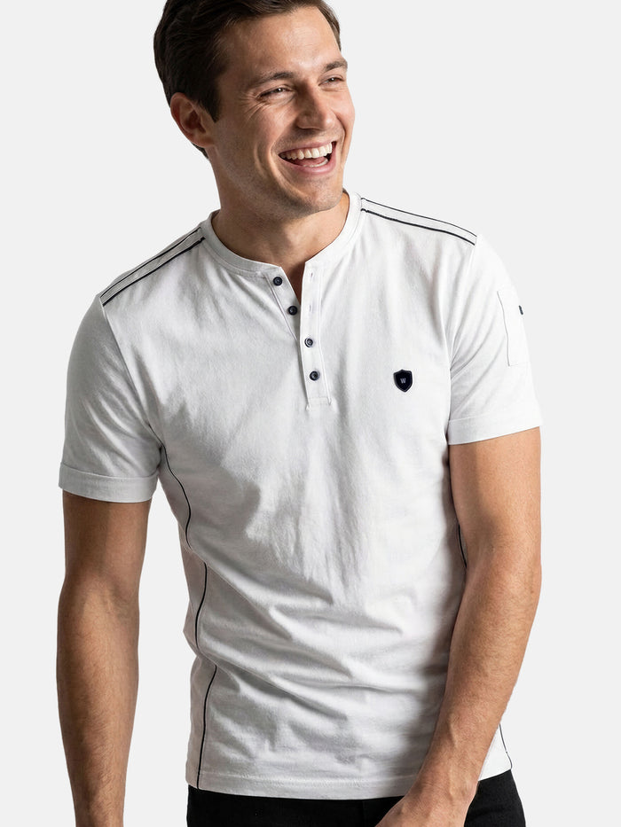Het Xelvon Witte T-shirt