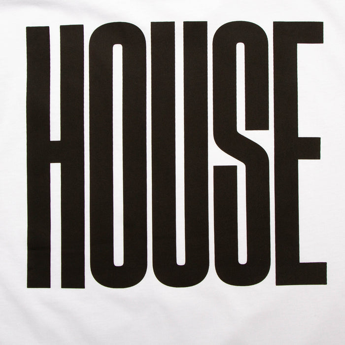 Higher House Front Print - Tank Tshirt - White