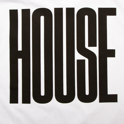 Higher House Front Print - Tank Tshirt - White