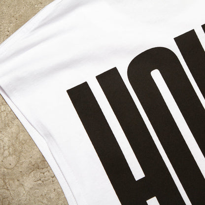Higher House Front Print - Tank Tshirt - White