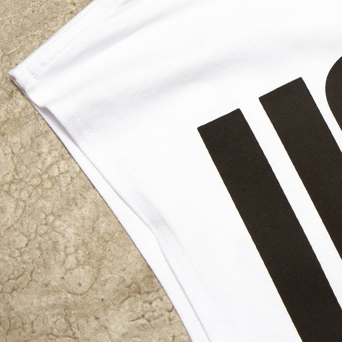 Higher House Front Print - Tank Tshirt - White