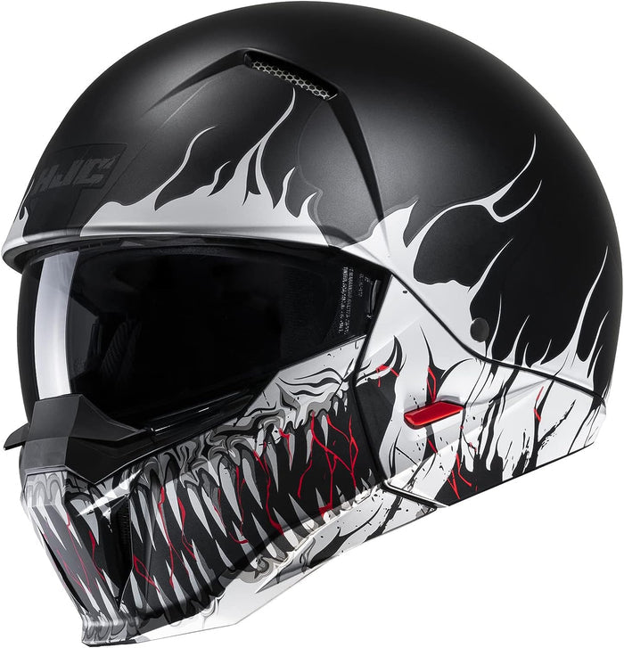 HJC i20 Scraw Graphic: The all-new HJC I20 is designed to give riders a different approach to the classic open-face/half helm