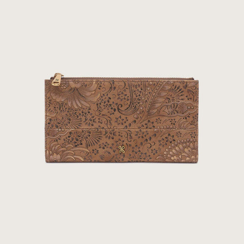 Hobo Jill Large Bifold Wallet in Mink Folklore