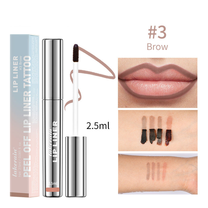 Hook Line Lip Stick before-after – fuller lips with clean edges