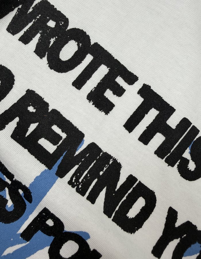 I WROTE TEE WHITE