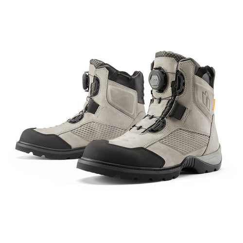 Icon StormHawk Boot: Description
From our rain-soaked rides in Portland, Oregon, comes the ICON Stormhawk™ Waterproof boot