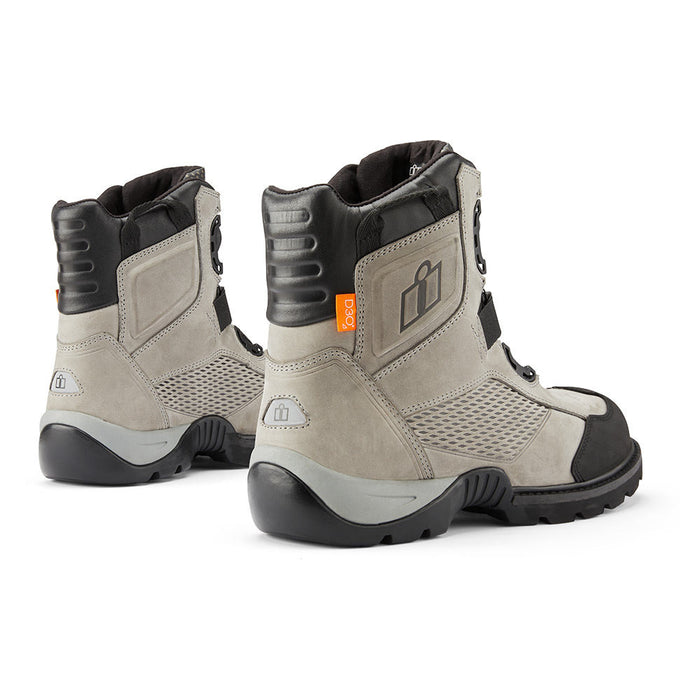 Icon StormHawk Boot: Description
From our rain-soaked rides in Portland, Oregon, comes the ICON Stormhawk™ Waterproof boot