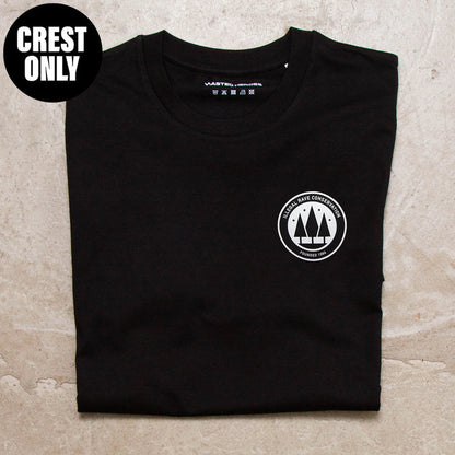 Illegal Rave Conservation Crest T-Shirt ‚Äì Black
