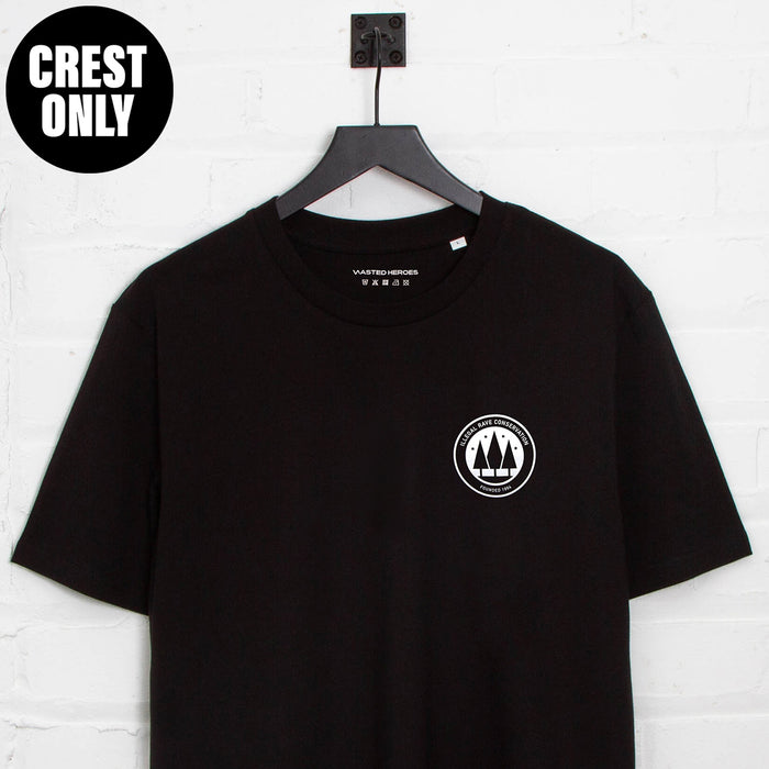 Illegal Rave Conservation Crest T-Shirt ‚Äì Black