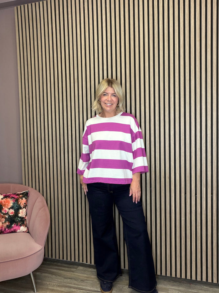 Imogen Wide Leg Jeans (Authentic Blue/Leg 30")