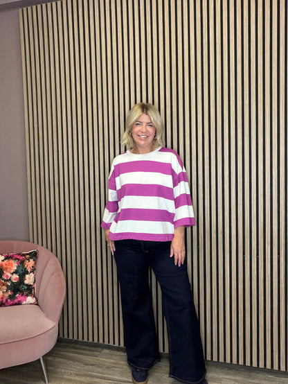 Imogen Wide Leg Jeans (Authentic Blue/Leg 30")