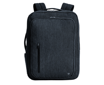 Navy Heather | Front view of Ion Convertible Backpack in Navy Heather
