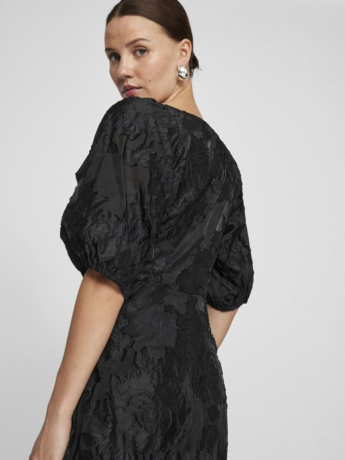 Jasmine Midi Dress (Black)