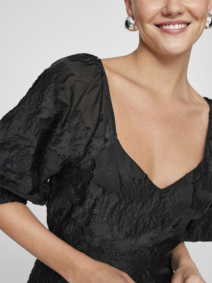 Jasmine Midi Dress (Black)