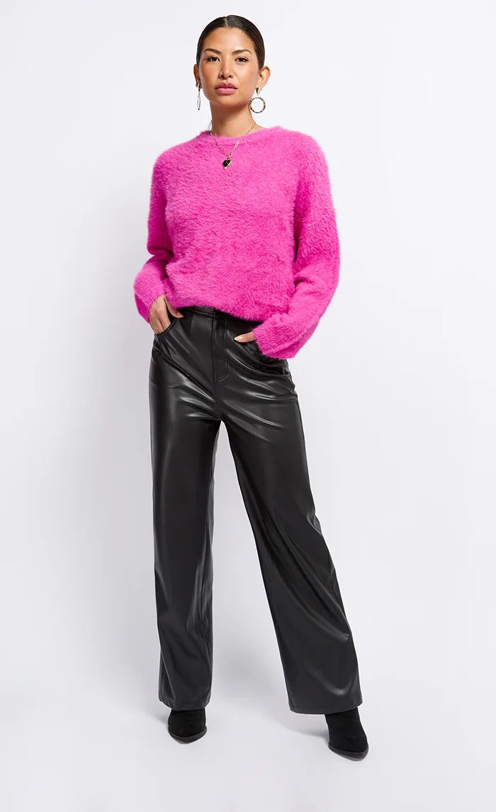 Jessica Knit Jumper (Fuchsia Pink)
