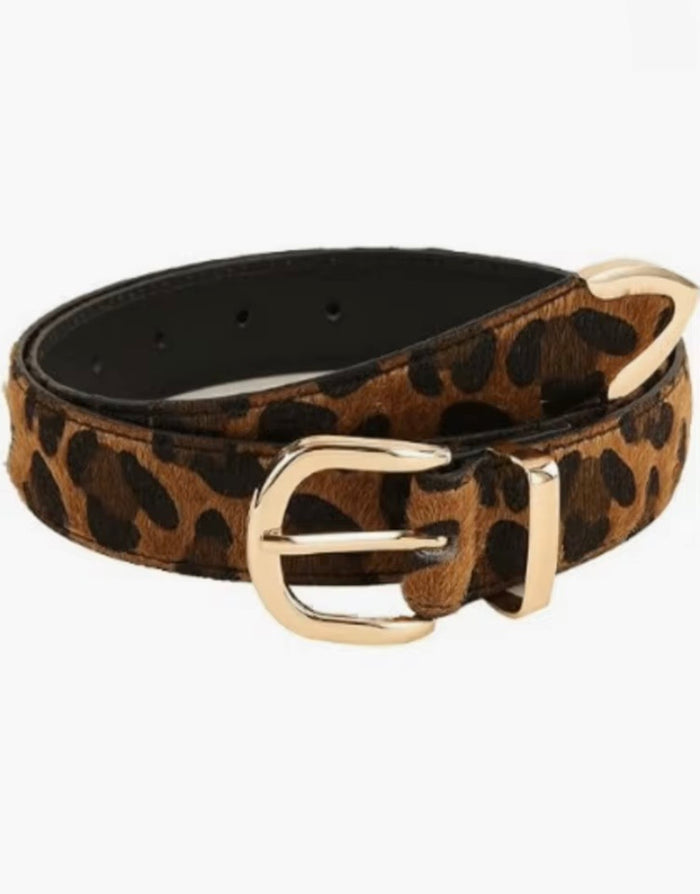 Jungle Time Belt- Dark leopard