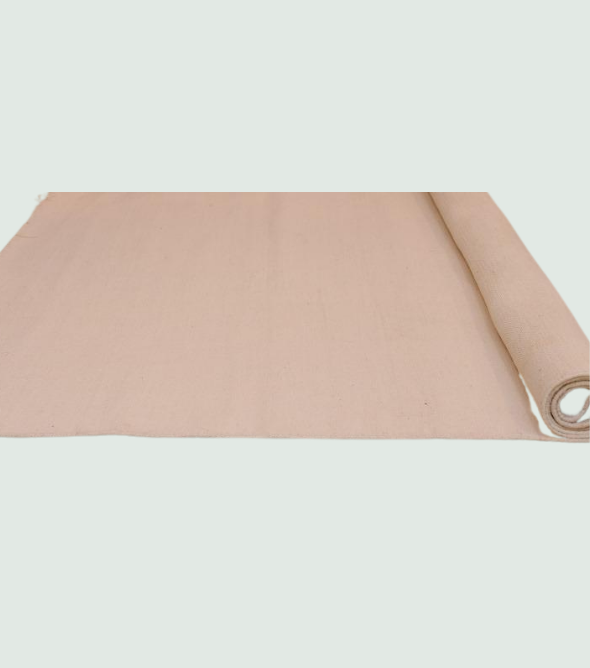 Baby Pink Dhurrie - Front View