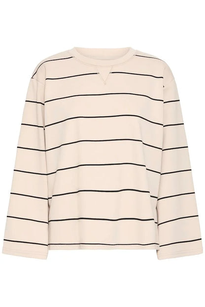Kalas Sweatshirt (Doeskin Stripe)