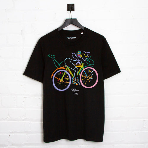 Kaleidoscopic Hofmann Front Print - Tshirt - Black