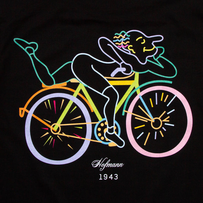 Kaleidoscopic Hofmann Front Print - Tshirt - Black