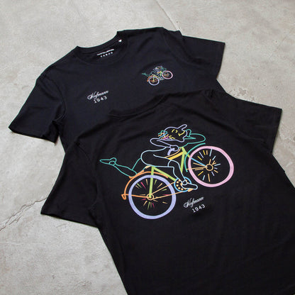Kaleidoscopic Hofmann Front Print - Tshirt - Black