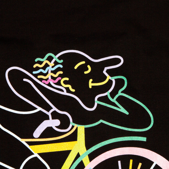 Kaleidoscopic Hofmann Front Print - Tshirt - Black