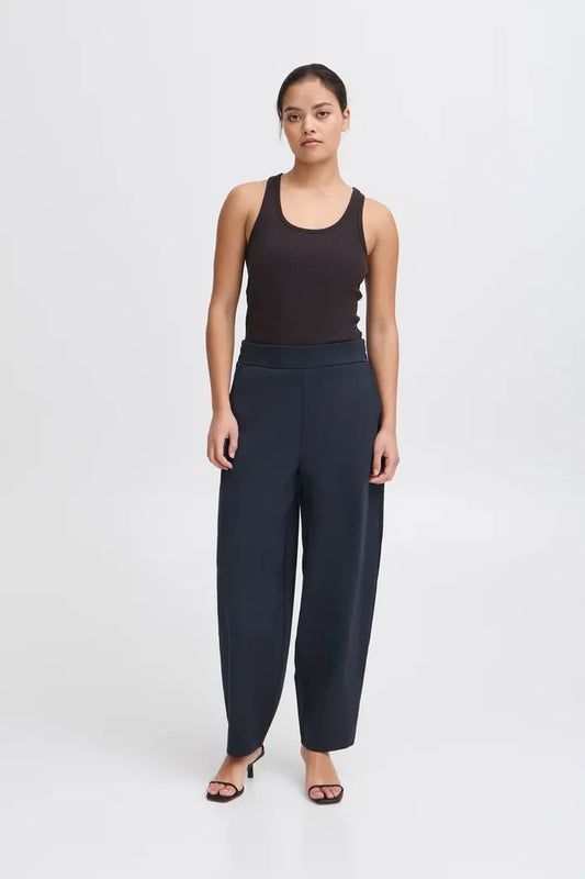 Kate Barrel Leg Pants (Total Eclipse)