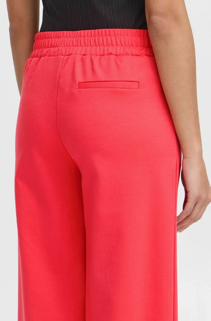 Kate Cropped Wide Leg Pants (Geranium)