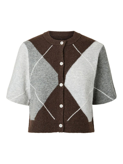 Kaycee Cardigan (Fudge/Grey)