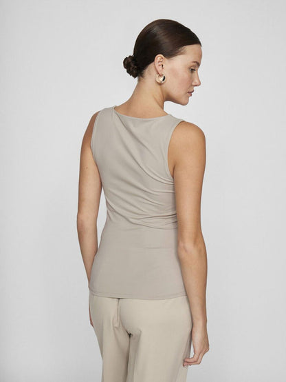 Kennza O-Neck Tank Top (Silver Grey)