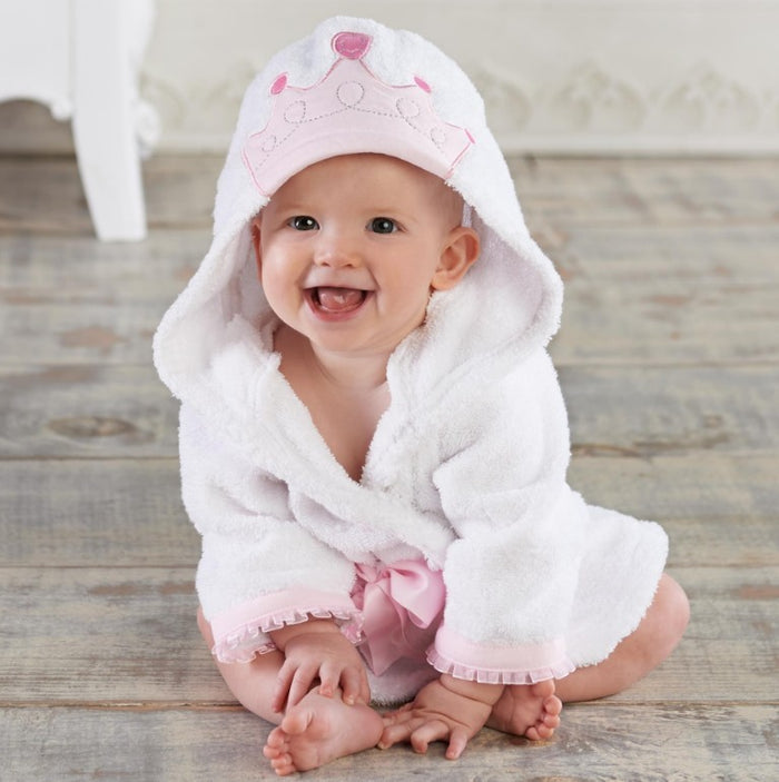 Kids animal hooded bathrobe blue shark design toddler hooded bathrobe, cotton terry feel for beach, pool, and bath