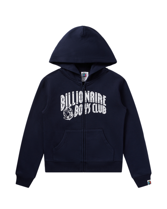 Kids Classic Curve Logo Zip Hoodie