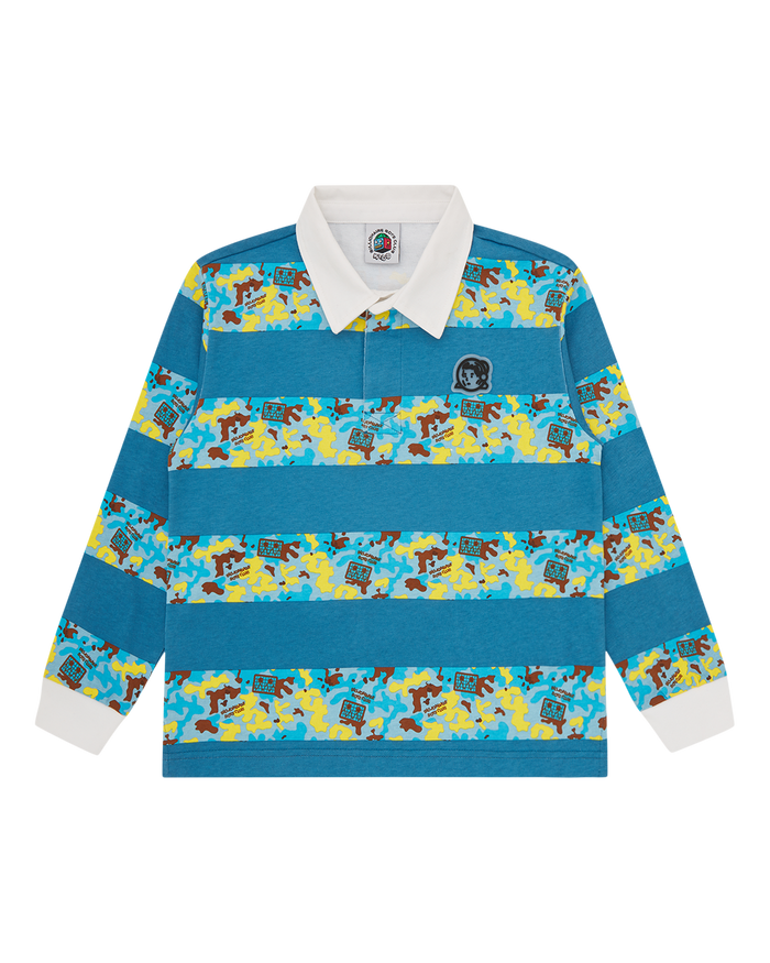 Kids Robot Camo Rugby Top