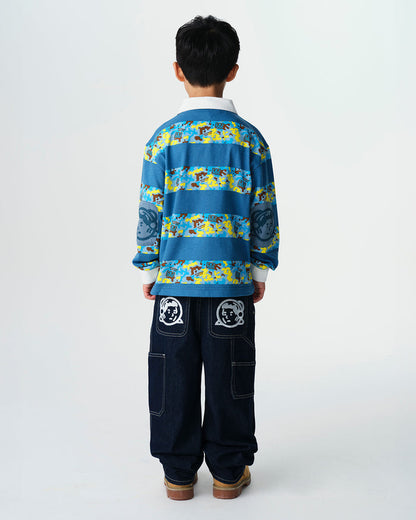 Kids Robot Camo Rugby Top