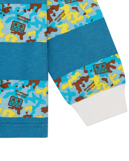 Kids Robot Camo Rugby Top