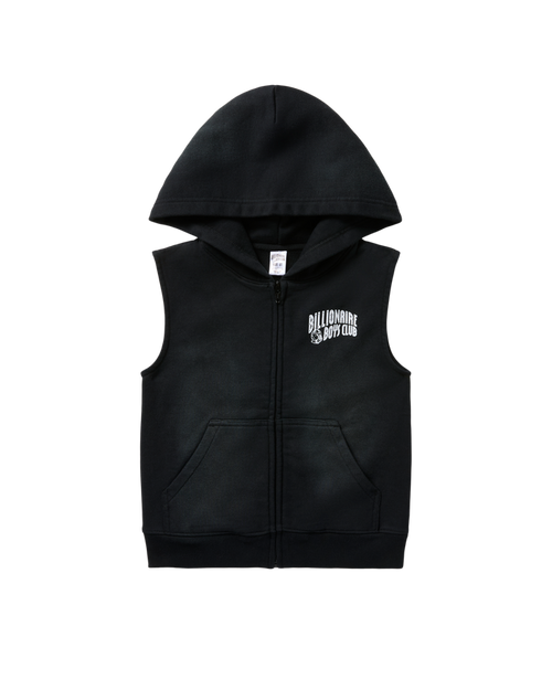 Kids Sleeveless Zip Hoodie