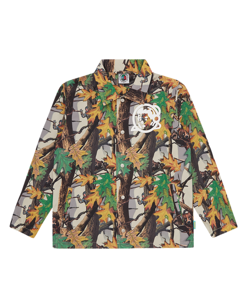 Kids Tree Camo Arch Logo Astro Coach Jacket