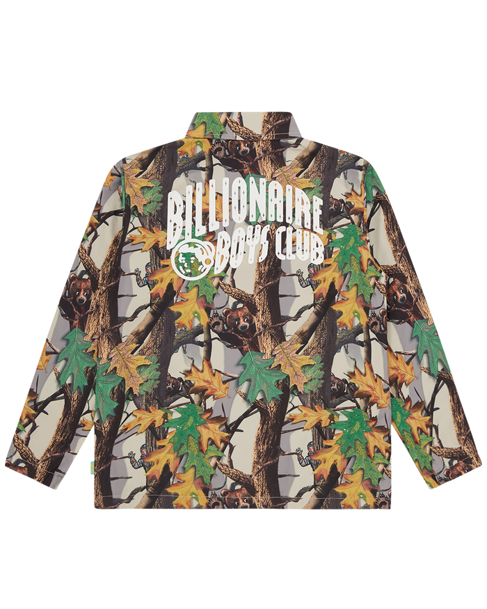 Kids Tree Camo Arch Logo Astro Coach Jacket