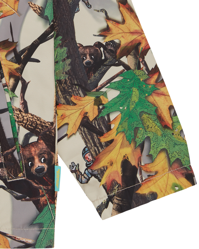 Kids Tree Camo Arch Logo Astro Coach Jacket