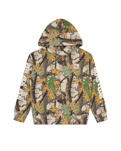Kids Tree Camo Popover Hood