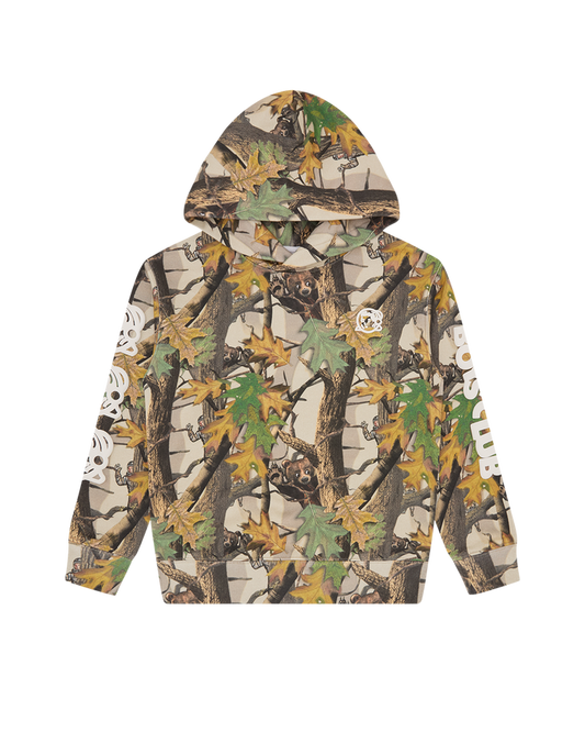 Kids Tree Camo Popover Hood