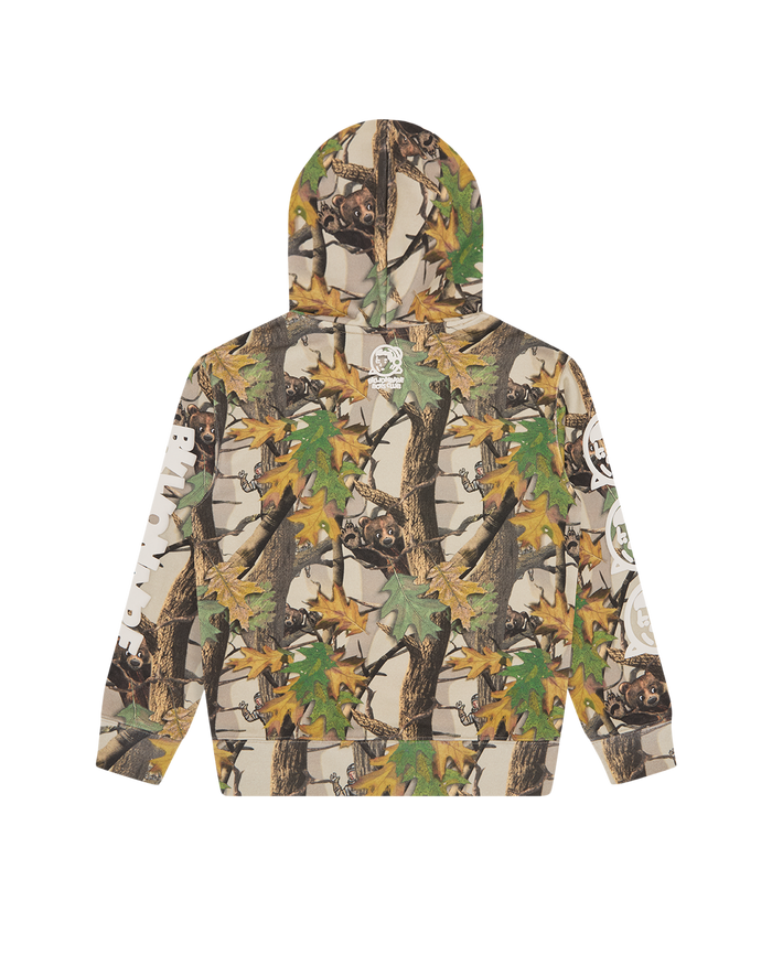 Kids Tree Camo Popover Hood