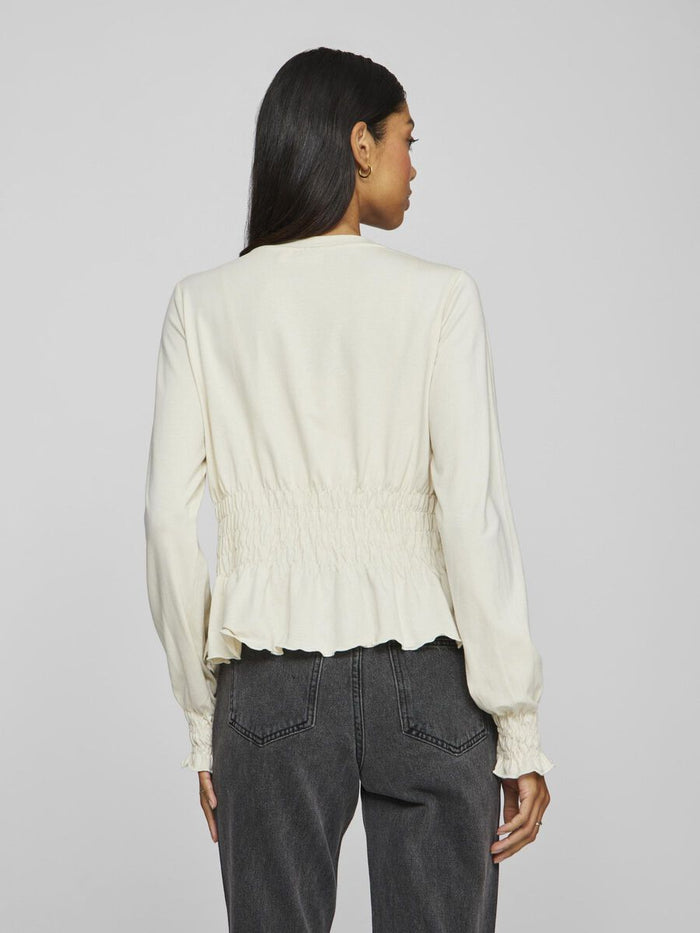 Kiki Shirred Top (Birch)