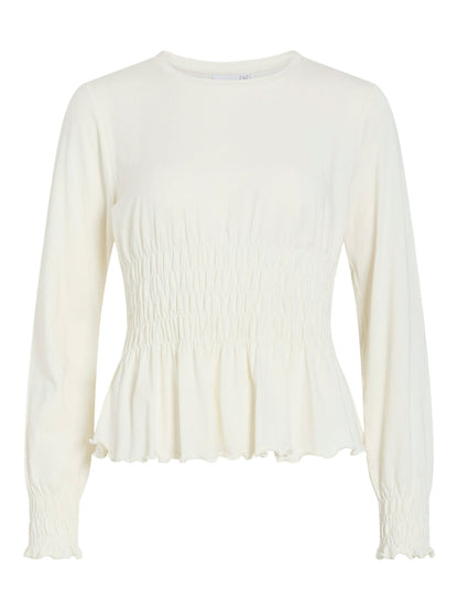Kiki Shirred Top (Birch)