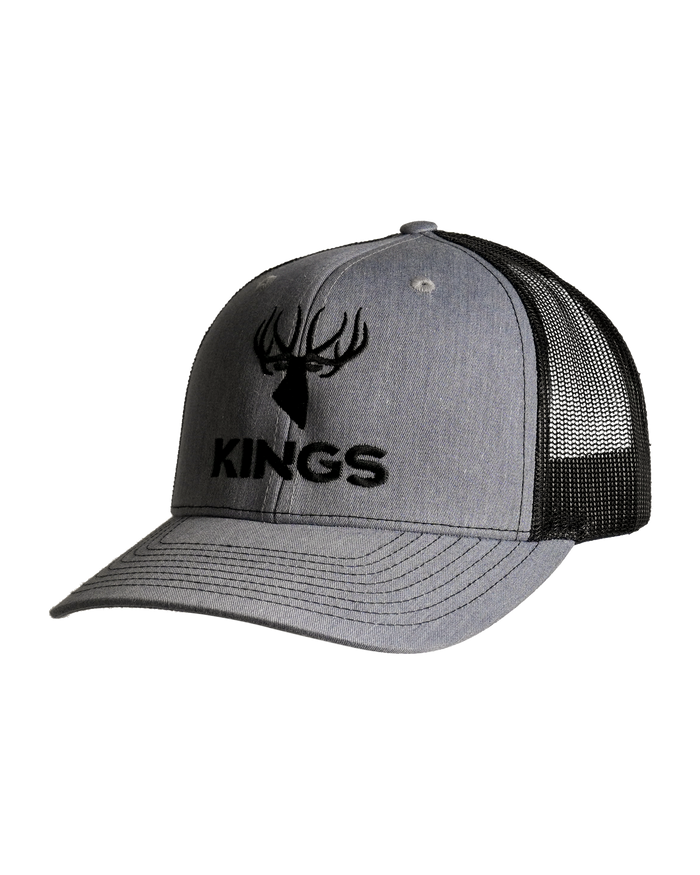 112 Embroidered Logo Hat (Heather Grey/Black)