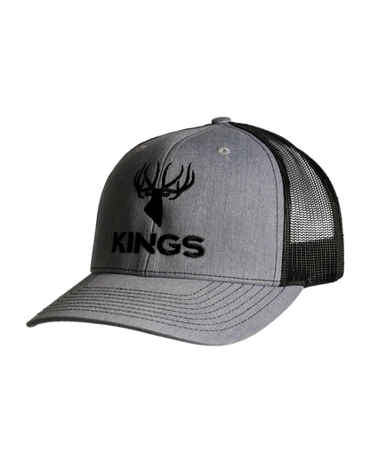 112 Embroidered Logo Hat (Heather Grey/Black)