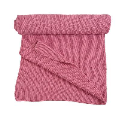 Knitted AC Blanket/Quilt for Baby | 100%  Cotton|  Reversible